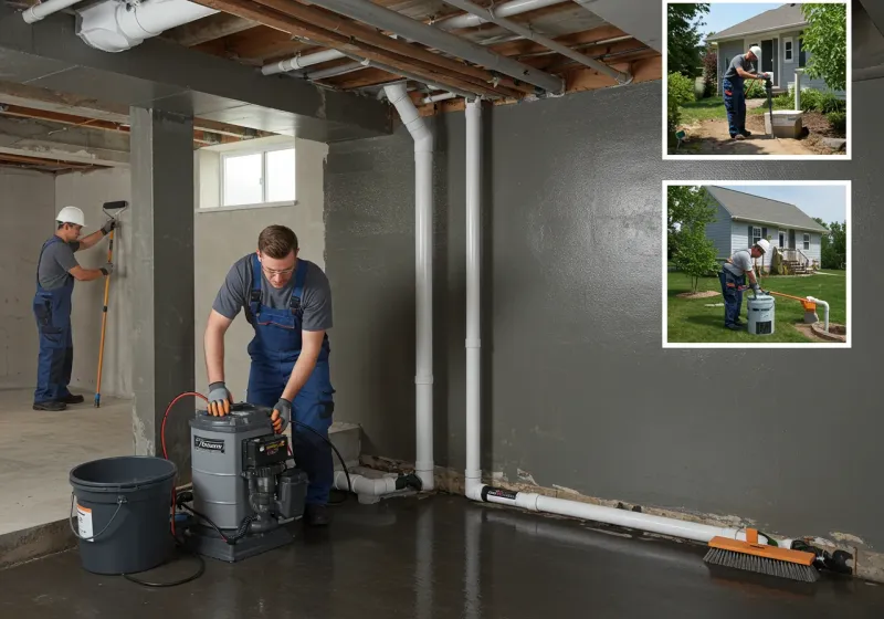 Basement Waterproofing and Flood Prevention process in Naples, TX